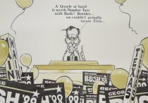 'A Quayle at hand is worth Number Two with Bush! Besides we couldn't actually locate Elvis...'